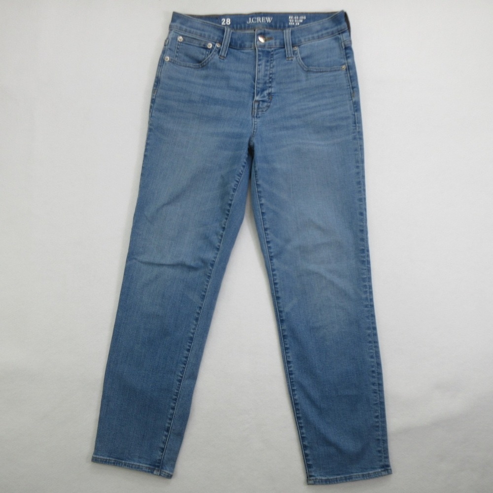 J.Crew Womens Jeans Size 28 Blue Slim Light Wash Denim Stretch